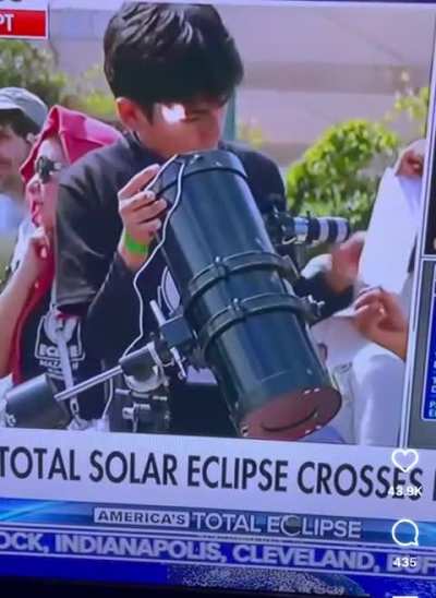 Not using international safety glasses.