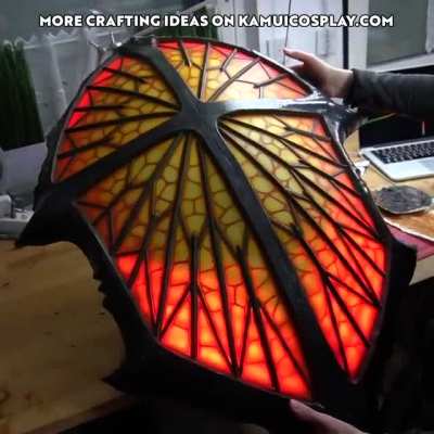 I built a Diablo shield with 560 animated LEDs and a smoke machine. It‘s also very cute. ?