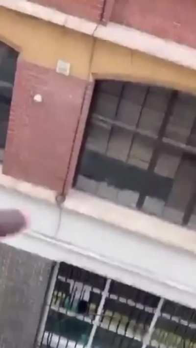WCGW if the delivery guy doesn't want to come up to your unit cos of corona and you don't want to go downstairs to get your order