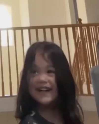Sadako is practicing
