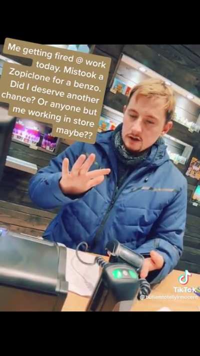 Gets fired after being high at work. Thinks he deserves second chance