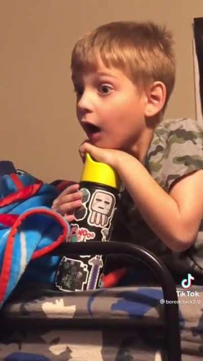 Child's reaction to Star Wars