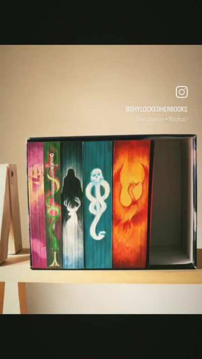 Harry Potter Fore-edge book paintings