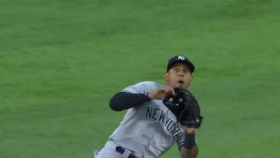 [Highlight] Gerrit Cole getting frustrated after Aaron Hicks misses the catch