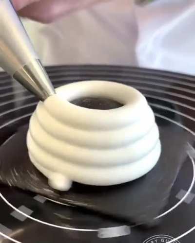 This dessert is literally art