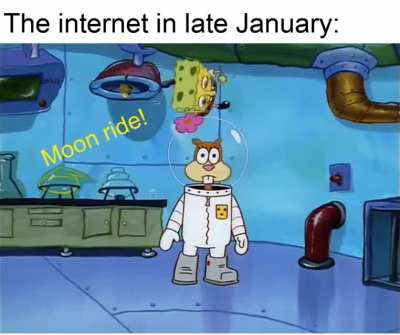 We're going the moon!