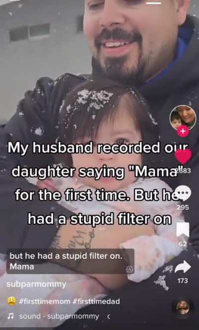 First time saying “mama”
