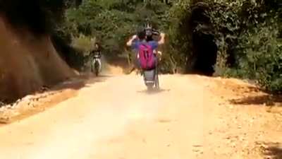 To go back home safely without meeting d!&amp;$ heads on road