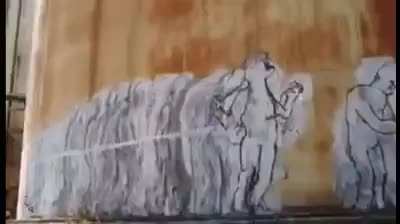 Moving Graffiti art