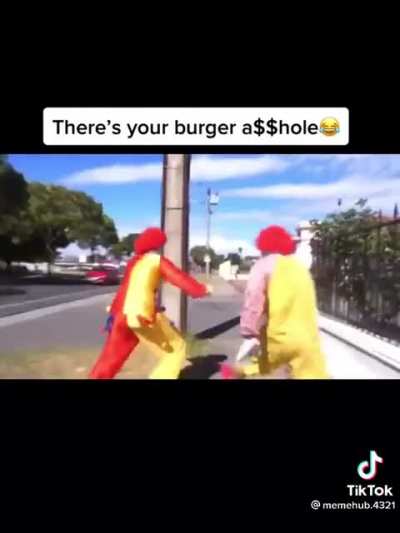 Ronald doesn’t give a Mcfuck