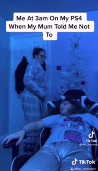 To fool her mother
