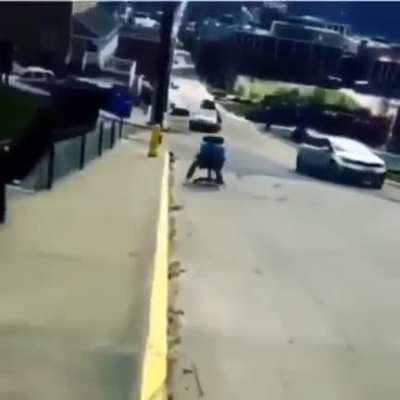 If you’re bored, you can just roll down a hill