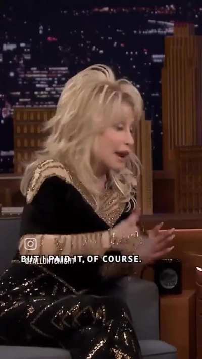 Ya gotta love Dolly