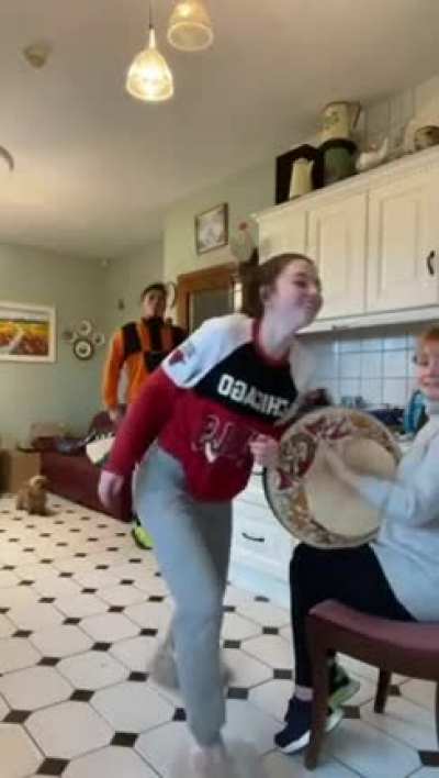 how this family in Ireland passes the time during lockdown