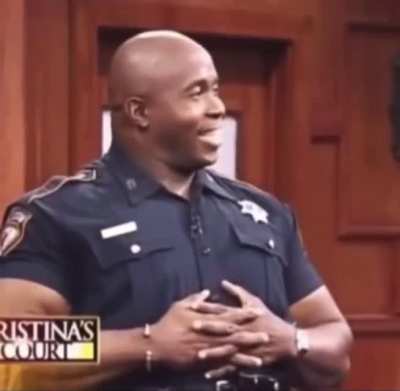 Man jokes about marriage with bailiff