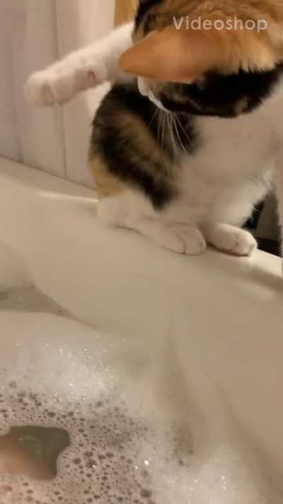 Bubble tap confusion.