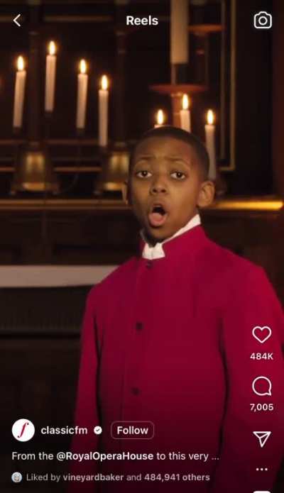 This made me tear up a little. What an absolutely magnificent voice, and the tenor looks so proud of him. ? Backstory: 12yo Malakai Bayoh was booed at his debut performance at the Royal Opera House, but has gone on to become a top performer in his age gro