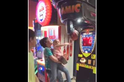 Girl is so strong