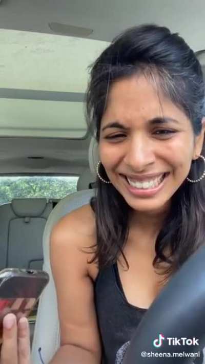 Girl plays prank on her father ??