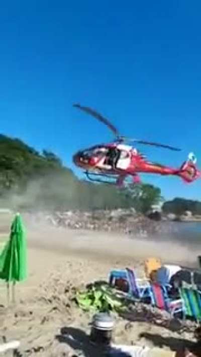 To enjoy the beach