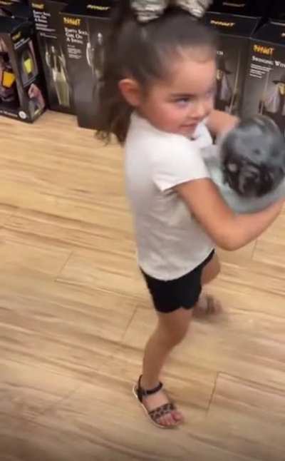 Little kid wants the baby