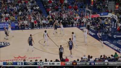 [Highlight] Jose Alvarado hits 8th 3 of the game for his 34th point