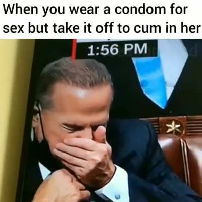 Just nut in the mask