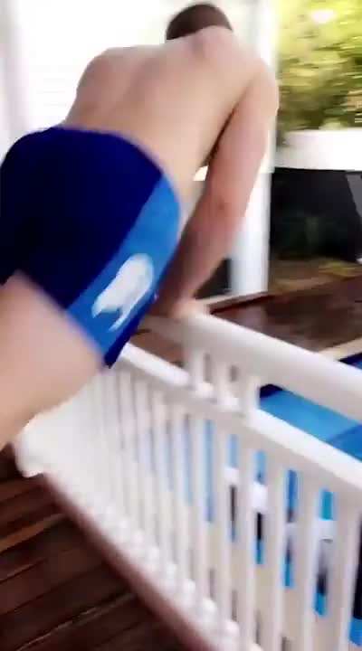 HMB while I jump in the pool