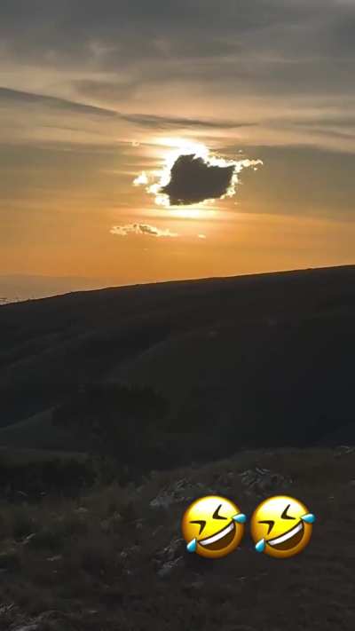 Drove all that way, and the cloud said, "Not today!"