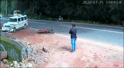 SUV saved him