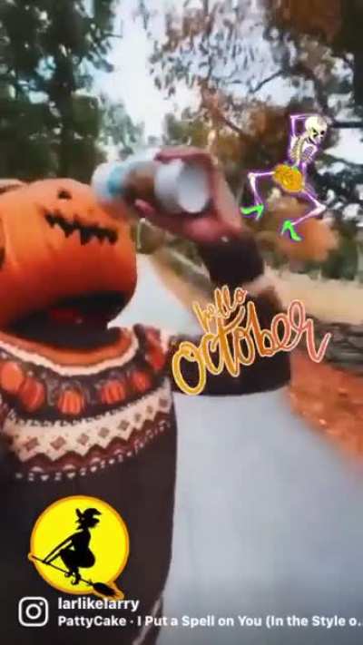 Headed into October like…?☕️⚰️?????‍♀️?‍♂️??