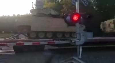 How the end of covid seems as demonstrated by these tanks.