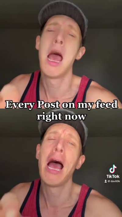 Every Post on my feed right now… ?
