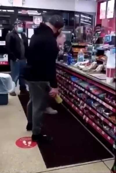 At the check out