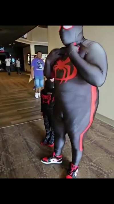 To enter the spiderverse