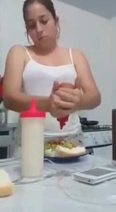 Add ketchup