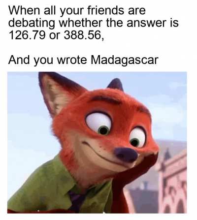 Uhmm I think the question paper wasn't set according to what I studied