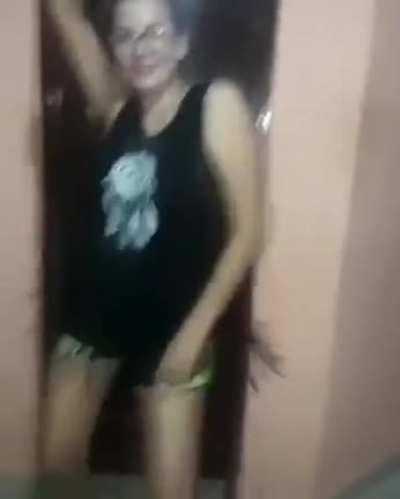 You do that while standing?