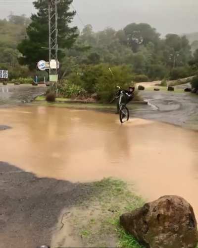 Trying to stay dry