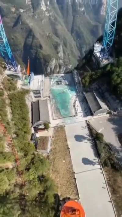 POV of world’s highest swing