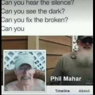 Can you Phil Mahar?