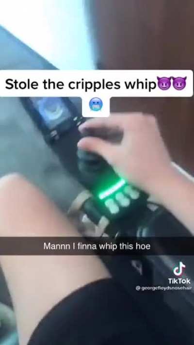 Stealing from the disabled.