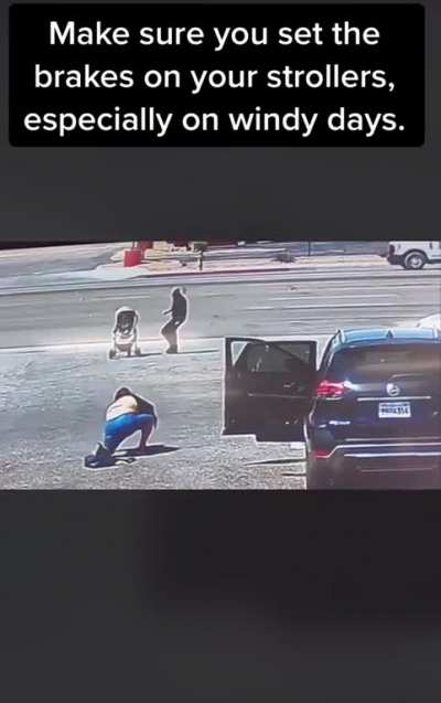 To go after the baby's buggy