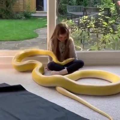Girl &amp; Her Snake