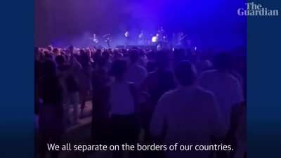 To tell a crowd of Georgians that Russians are their "brothers"