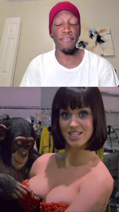 CHIMPANZEE WAS LOOKING HARD?