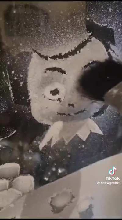 Snow graffiti