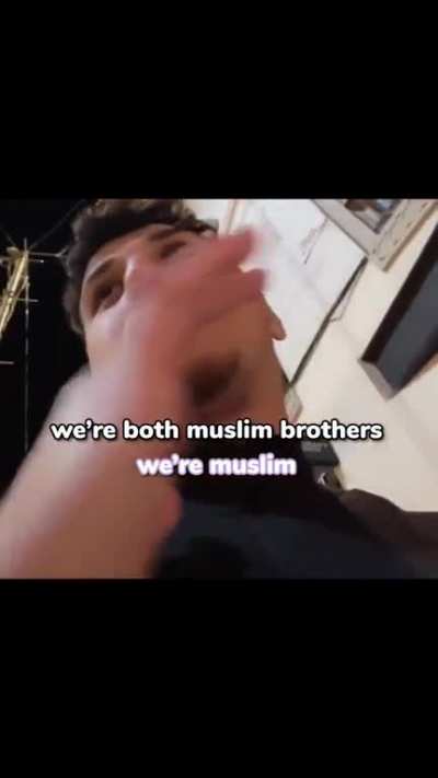 He said we are brother?
