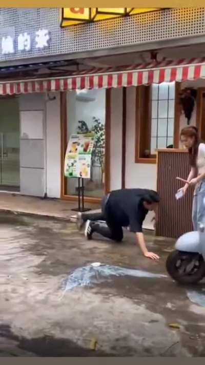 How to impress a girl. "Do a flip"