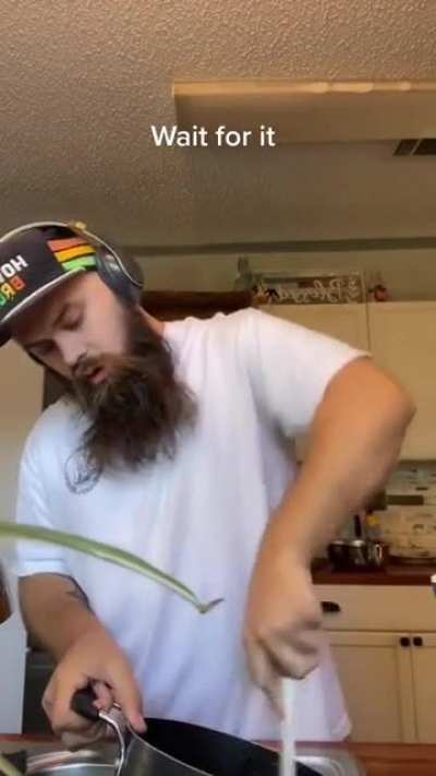 This guy washing the dishes
